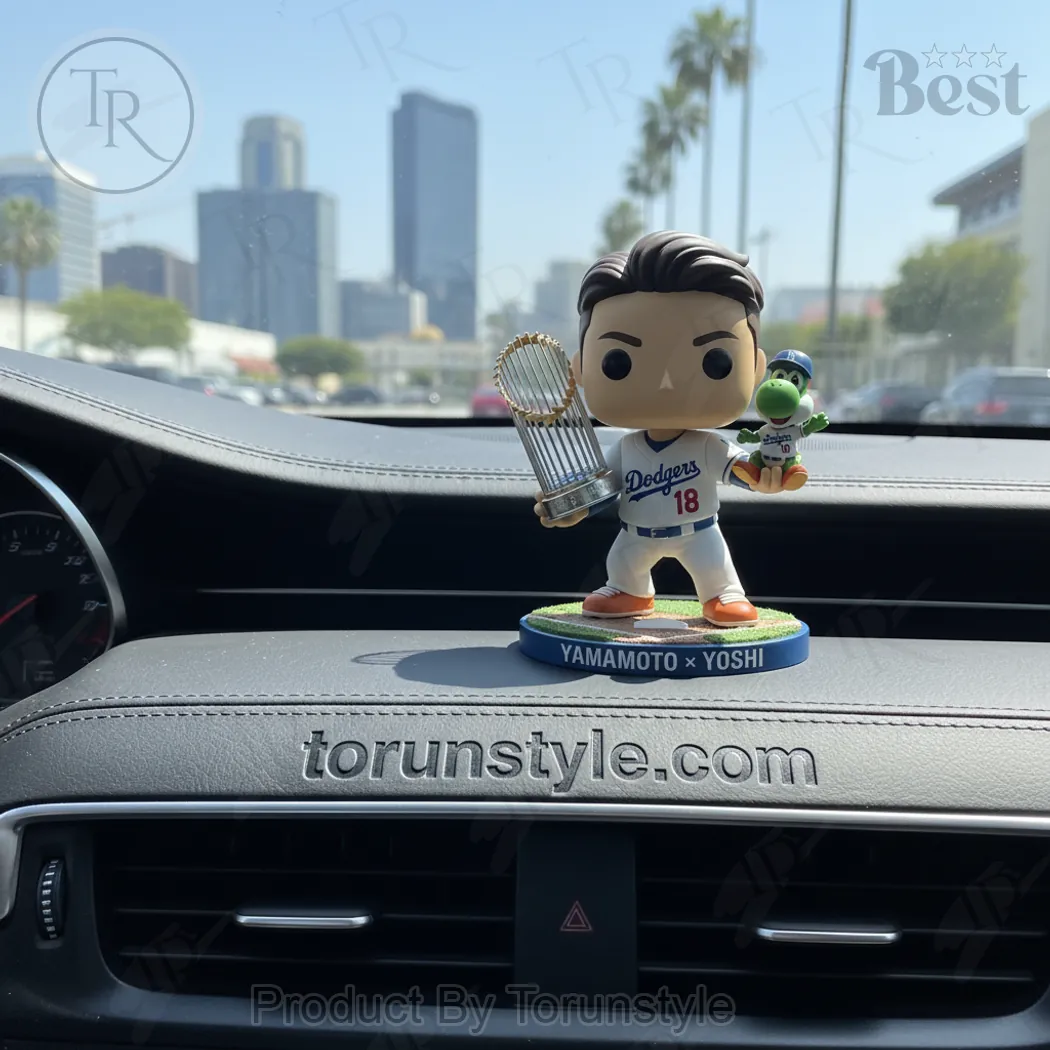 Yoshinobu Yamamoto Los Angeles Dodgers 2025 World Series Champions Pop Figure Yoshinobu Yamamoto Los Angeles Dodgers 2025 World Series Champions Pop Figure