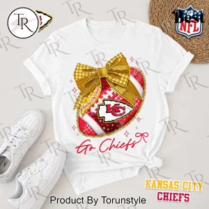 Kansas City Chiefs NFL Bow Football Graphic T-Shirt