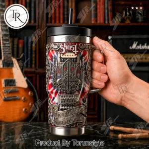 Ghost Band Gothic Rock 3D Embossed Custom Insulated Stainless Steel 40oz Tumbler