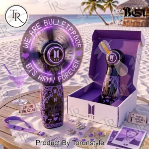 BTS ARMY Official Collector’s Edition LED Message Portable Hand Fan