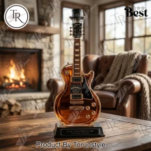 Jack Daniels Slash Signature Edition Gibson Les Paul Collector’s Whiskey Bottle