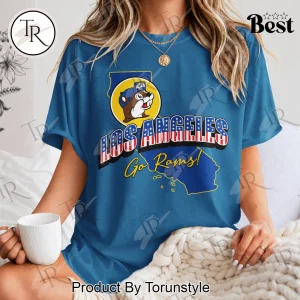 Los Angeles Rams Buc-ees Patriotic California Game Day Graphic T-Shirt
