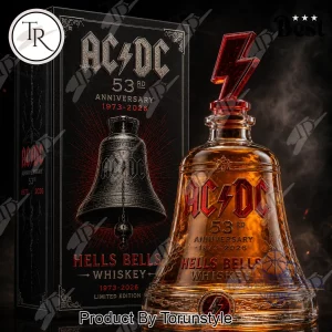 AC/DC Hells Bells 53rd Anniversary 1973-2026 Commemorative Whiskey Bottle AC/DC Hells Bells 53rd Anniversary 1973-2026 Commemorative Whiskey Bottle