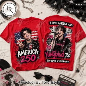 Yungblud America 250 Years Of Freedom Punk Rock Graphic T-Shirt