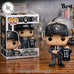 Fernando Mendoza Las Vegas Raiders NFL Draft Round 1 Pick 1 Funko Pop! Vinyl Figure