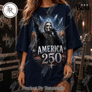 Ghost Band Papa Emeritus America 250 Patriotic Years Of Freedom Graphic T-Shirt
