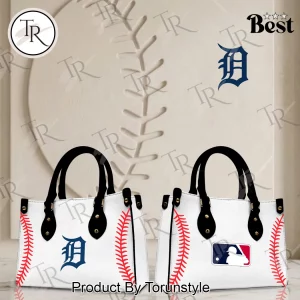 Detroit Tigers Classic Baseball Stitch Fan Handbag