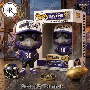 Baltimore Ravens 30th Anniversary Commemorative Mascot Funko Pop Figure