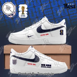 England FIFA World Cup 2026 Commemorative AF1 Sneakers