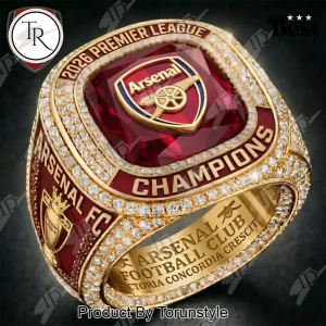 Arsenal FC 2026 Premier League Champions Commemorative Luxury Signet Ring