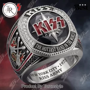 KISS Band Official Commemorative Championship Style Ring