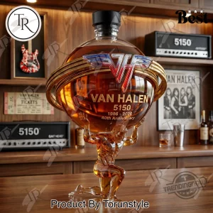 Van Halen 5150 40th Anniversary Luxury Collectors Whiskey Bottle Van Halen 5150 40th Anniversary Luxury Collectors Whiskey Bottle