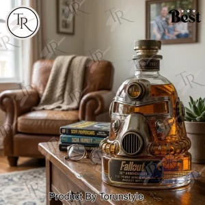 Fallout T-51 Power Armor 30th Anniversary Limited Edition Collectible Whiskey Bottle