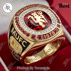 Manchester United Premium Gold Championship Style Ring
