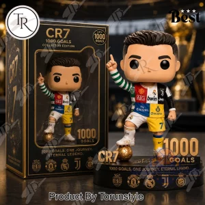 Cristiano Ronaldo CR7 1000 Goals Eternal Legend Collector Edition Collectible Funko Pop Cristiano Ronaldo CR7 1000 Goals Eternal Legend Collector Edition Collectible Funko Pop