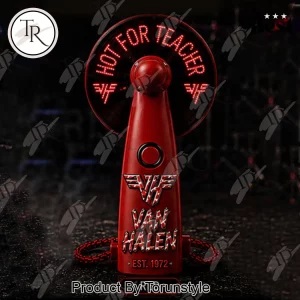 Van Halen “Hot For Teacher” Red LED Portable Hand Fan