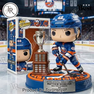 Matthew Schaefer New York Islanders NHL Calder Trophy Winner 2024 Funko Pop! Vinyl Figure