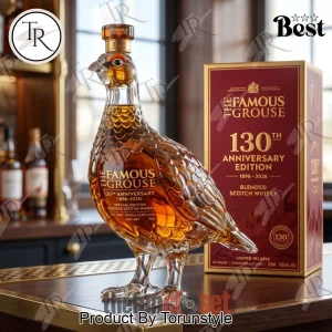 The Famous Grouse 130th Anniversary Limited Edition Sculptural Scotch Whisky Bottle