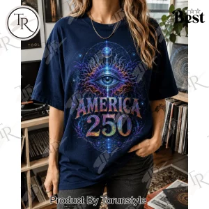 Tool Band America 250 Years of Freedom Psychedelic Graphic T-Shirt