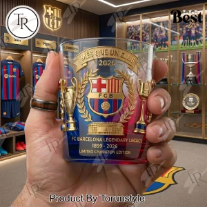 FC Barcelona Legendary Legacy 1899-2026 Collector’s Edition Premium Whiskey Glass