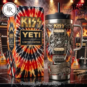 KISS 53rd Anniversary Collector’s Edition Guitar Design Handle Tumbler