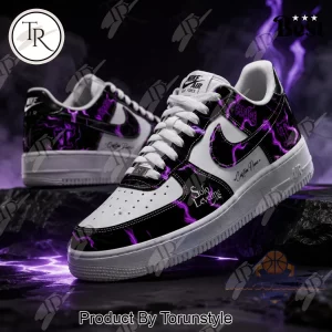 Solo Leveling Arise Anime Cosplay Personalized Purple Lightning Air Force 1 Shoes