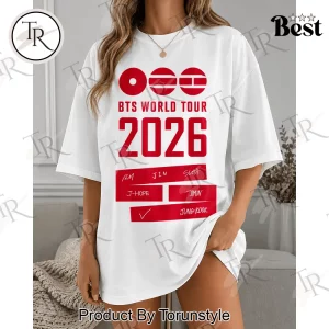 BTS World Tour Arirang 2026 Concert Merch Premium Double-Sided Graphic T-Shirt