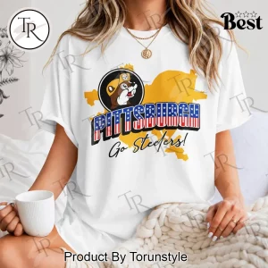 Pittsburgh Steelers Buc-ees Patriotic USA Flag Game Day Unisex T-Shirt