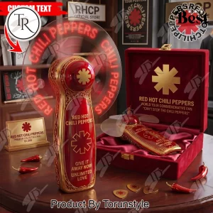 Red Hot Chili Peppers Premium LED Light-Up Collectible Hand Fan