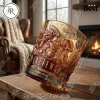 New York Knicks 2026 Eastern Conference Champions Commemorative Gold 3D Whiskey Glass New York Knicks 2026 Eastern Conference Champions Commemorative Gold 3D Whiskey Glass