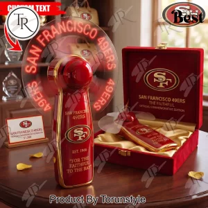 San Francisco 49ers Official Commemorative LED Premium Hand Fan