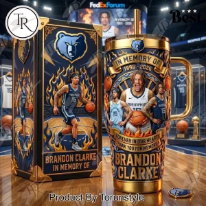 Brandon Clarke Memphis Grizzlies 1996-2026 Commemorative Handled Tumbler