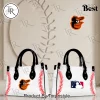 MLB Baseball Fan Classic Stitch White Handbag