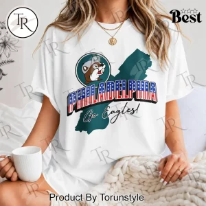 Philadelphia Eagles Buc-ee’s Patriotic Pennsylvania State Game Day Graphic T-Shirt