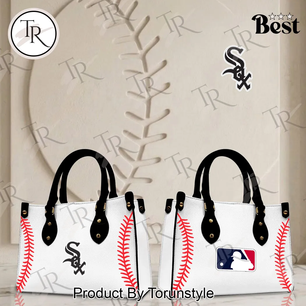 Chicago White Sox MLB Baseball Stitch Fan Handbag Chicago White Sox MLB Baseball Stitch Fan Handbag
