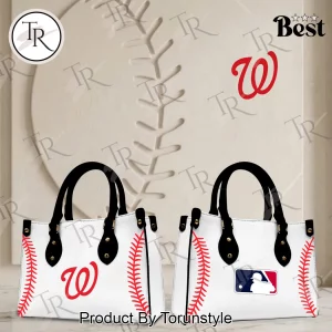Washington Nationals MLB Baseball Stitch Handbag