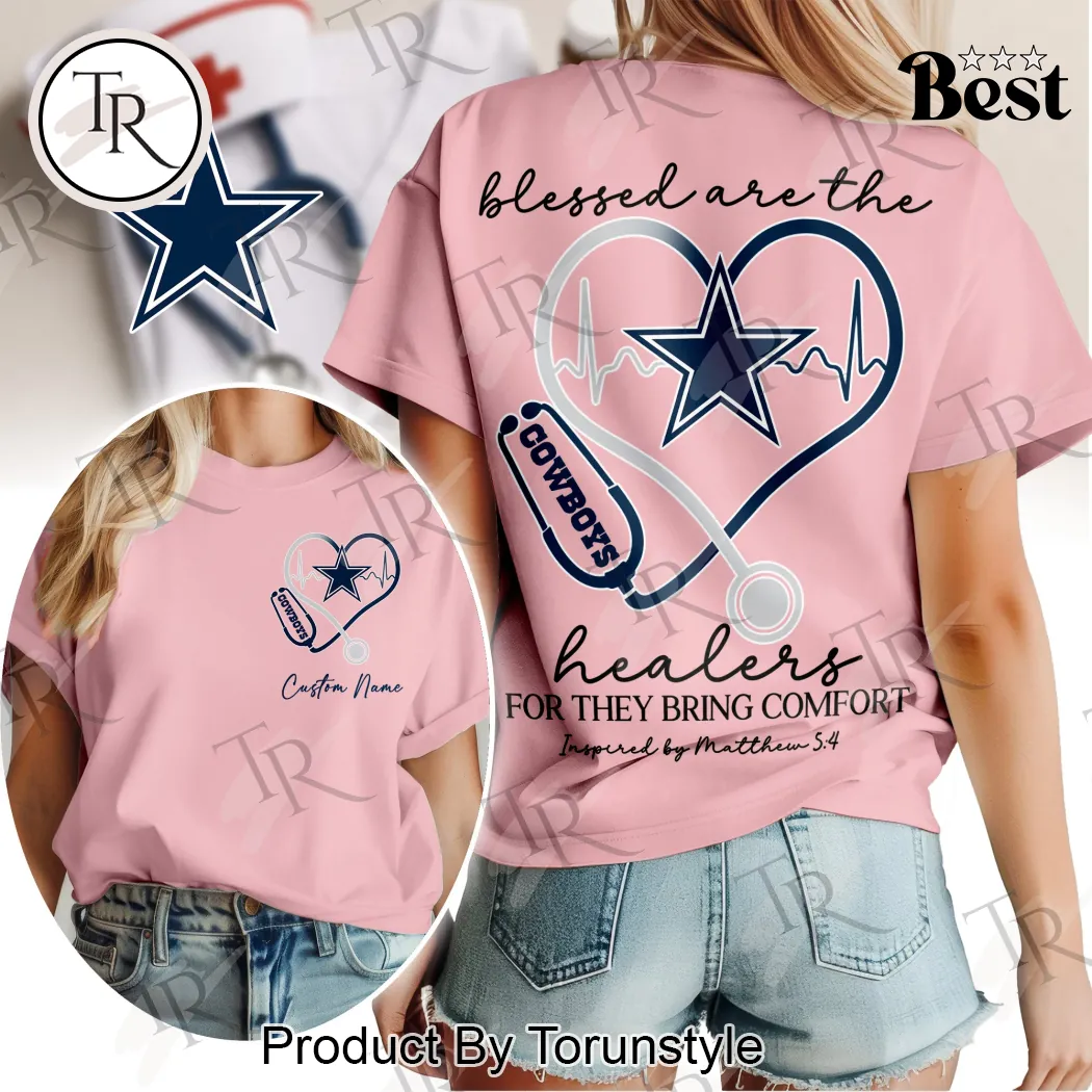 Dallas Cowboys NFL Nurse Heart Stethoscope T-Shirt Dallas Cowboys NFL Nurse Heart Stethoscope T-Shirt