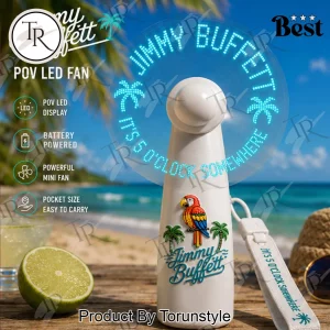 Jimmy Buffett “It’s 5 O’Clock Somewhere” POV LED Hand Fan