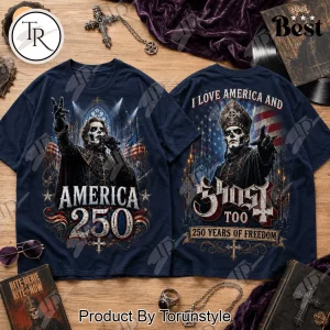 Ghost Band Papa Emeritus America 250 Patriotic Years Of Freedom Graphic T-Shirt