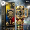 Jelly Roll Soul of Fire Gold Skull and Roses Premium Insulated Stainless Steel Tumbler with Handle