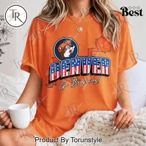 Denver Broncos Buc-ee’s Patriotic Game Day Stars and Stripes Unisex T-Shirt