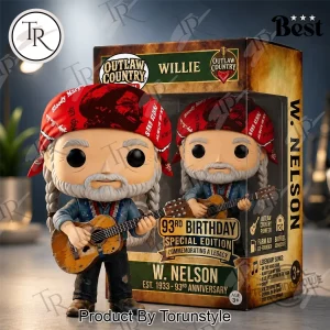 Willie Nelson Outlaw Country Legend 93rd Birthday Commemorative Funko Pop