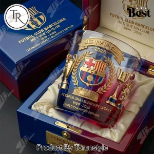FC Barcelona Legendary Legacy 1899-2026 Collector’s Edition Premium Whiskey Glass