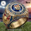 Custom Engraved Puerto Rico Flag Gold Ring