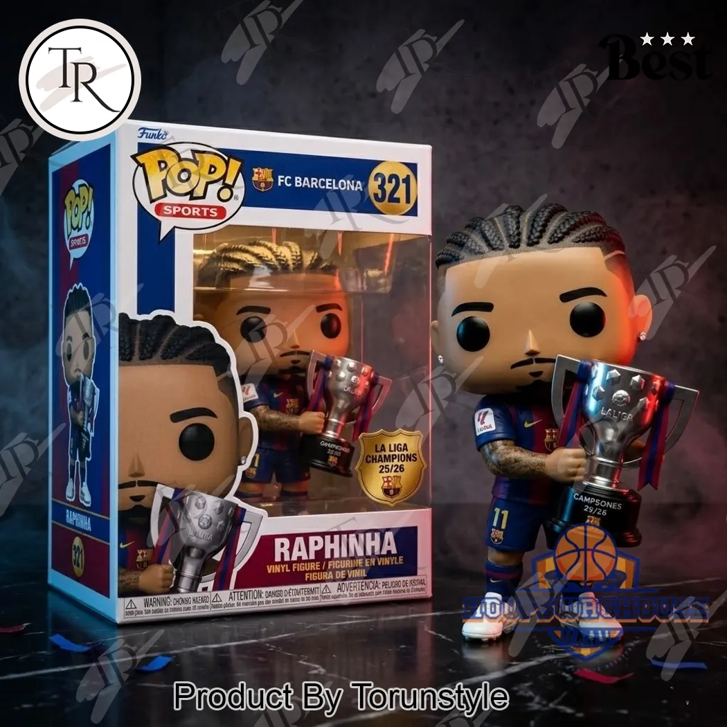 Funko Pop! FC Barcelona Raphinha La Liga Champions 25/26 Collectible Vinyl Figure Funko Pop! FC Barcelona Raphinha La Liga Champions 25/26 Collectible Vinyl Figure