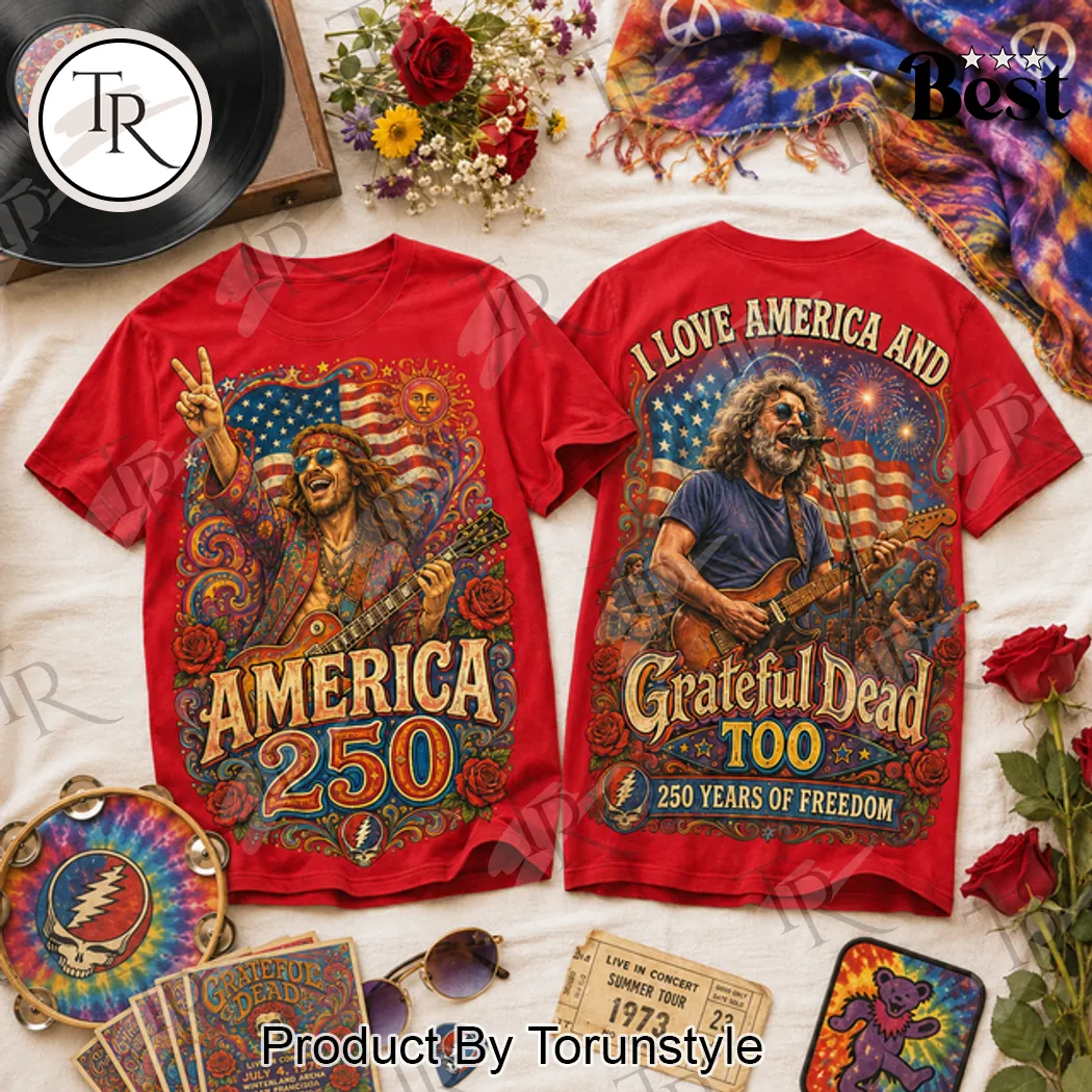 Grateful Dead America 250 Years Of Freedom Vintage Patriotic T-Shirt Grateful Dead America 250 Years Of Freedom Vintage Patriotic T-Shirt