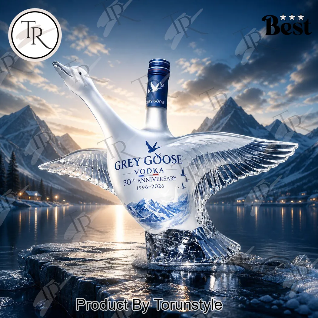 Grey Goose 30th Anniversary Special Edition Collectible Luxury Whiskey Bottle Grey Goose 30th Anniversary Special Edition Collectible Luxury Whiskey Bottle