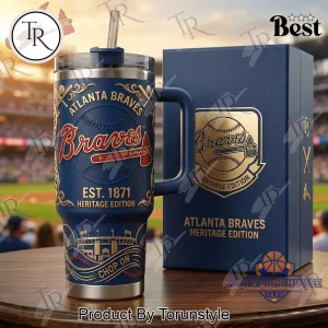 Atlanta Braves Official Heritage Edition Premium Tumbler