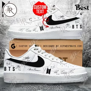 Personalized BTS Fandom Custom AF1 Sneakers
