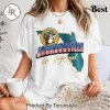 Chicago Bears NFL Pride Month Rainbow Football White Graphic T-Shirt Chicago Bears NFL Pride Month Rainbow Football White Graphic T-Shirt